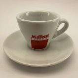 1-1 db Musetti Porcelán Espresso és Cappuccino csésze alátéttel