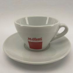   2 db porcelán Musetti porcelán Cappuccino csésze alátéttel